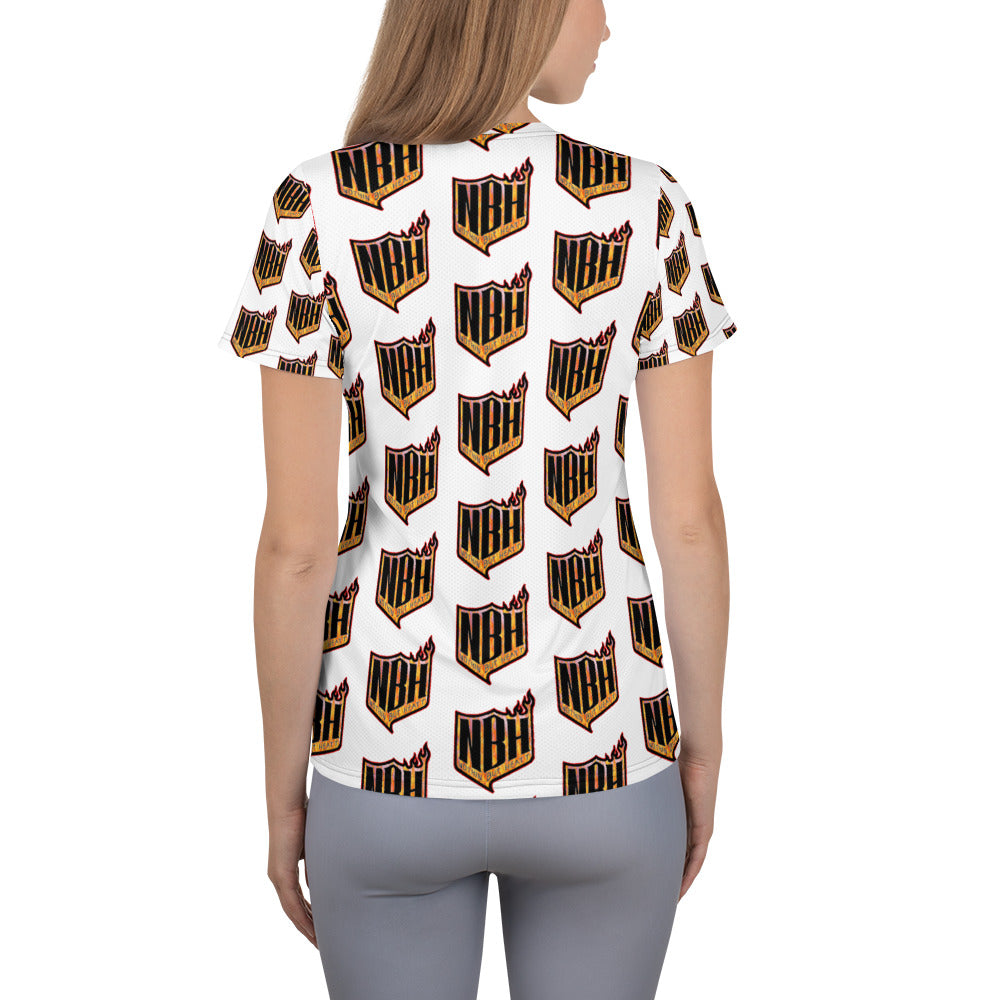 NBH The Heatt All-Over Print Women's Athletic T-shirt