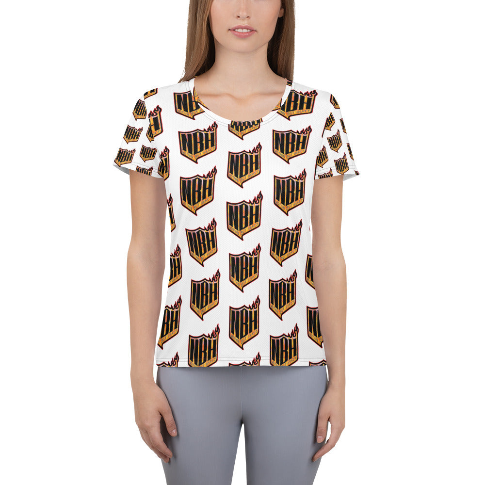 NBH The Heatt All-Over Print Women's Athletic T-shirt