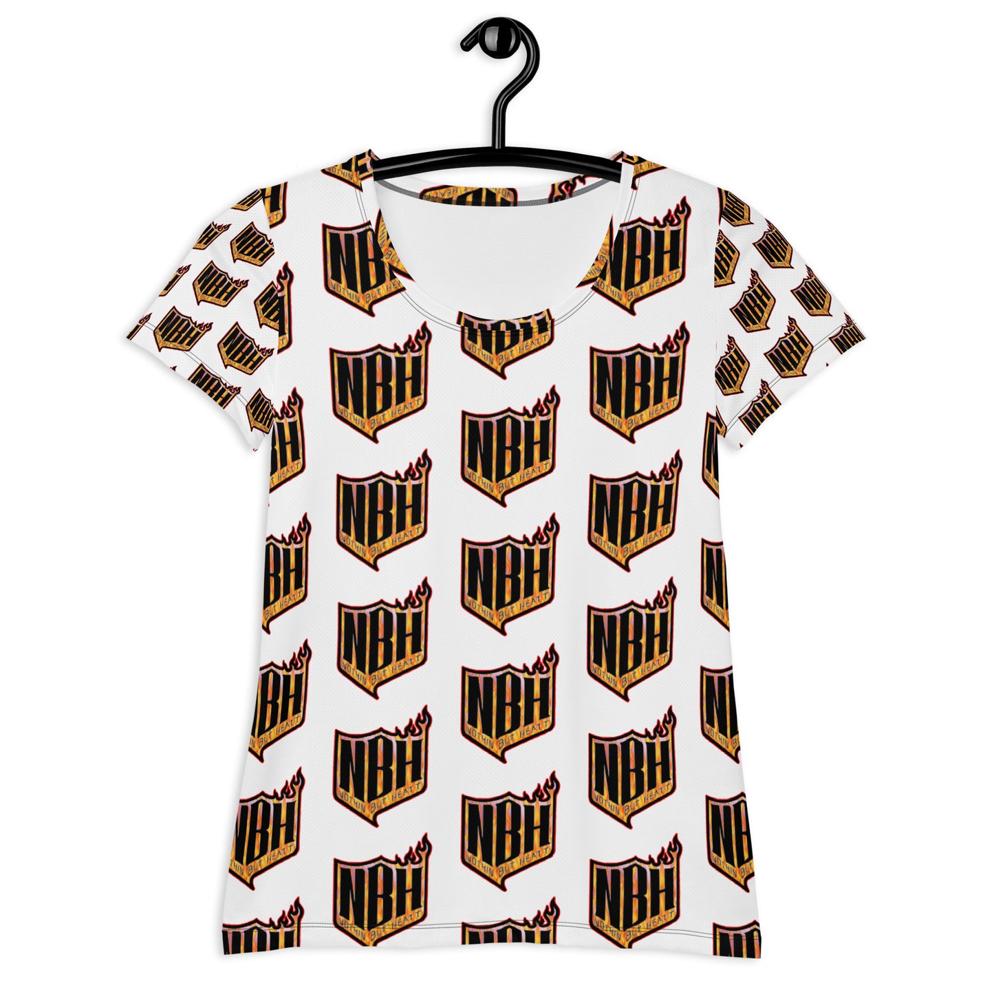 NBH The Heatt All-Over Print Women's Athletic T-shirt
