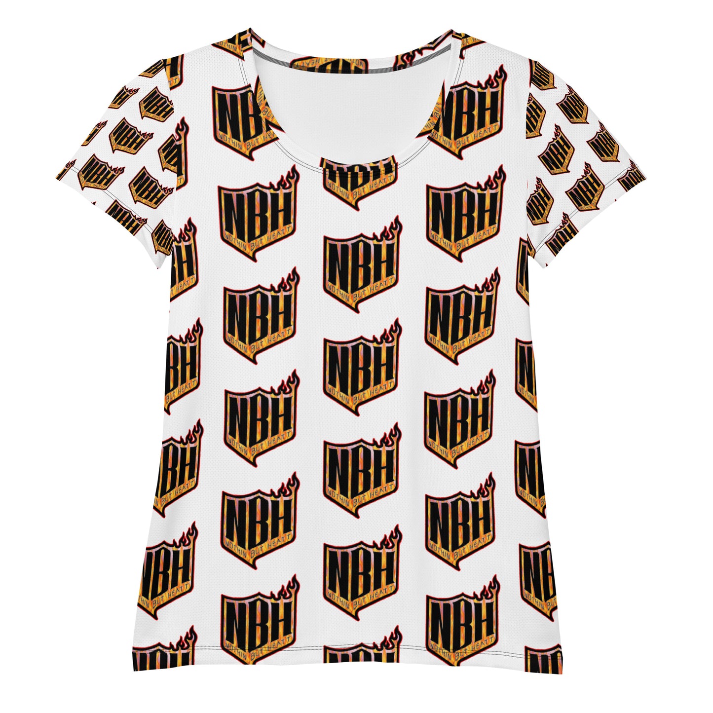 NBH The Heatt All-Over Print Women's Athletic T-shirt