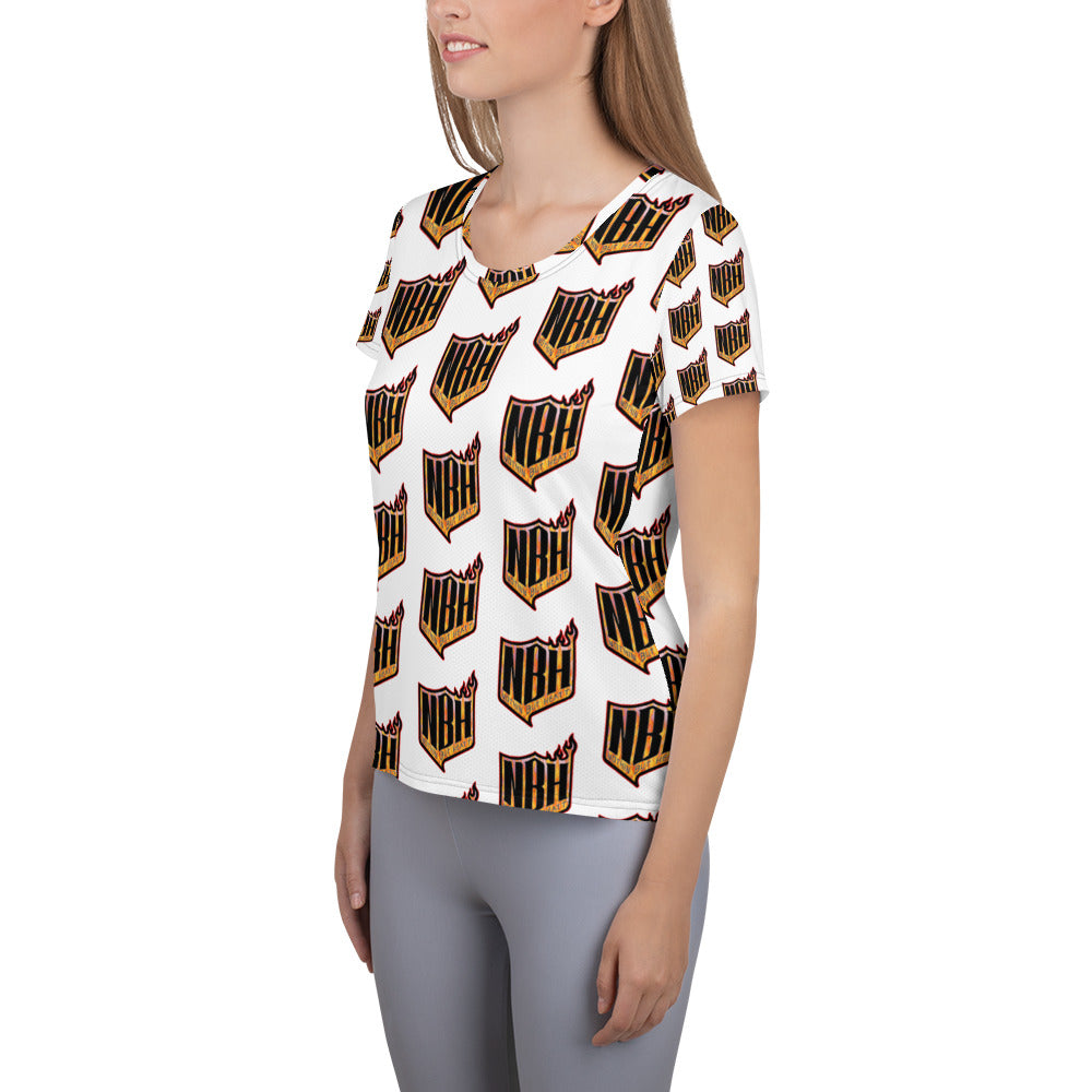 NBH The Heatt All-Over Print Women's Athletic T-shirt