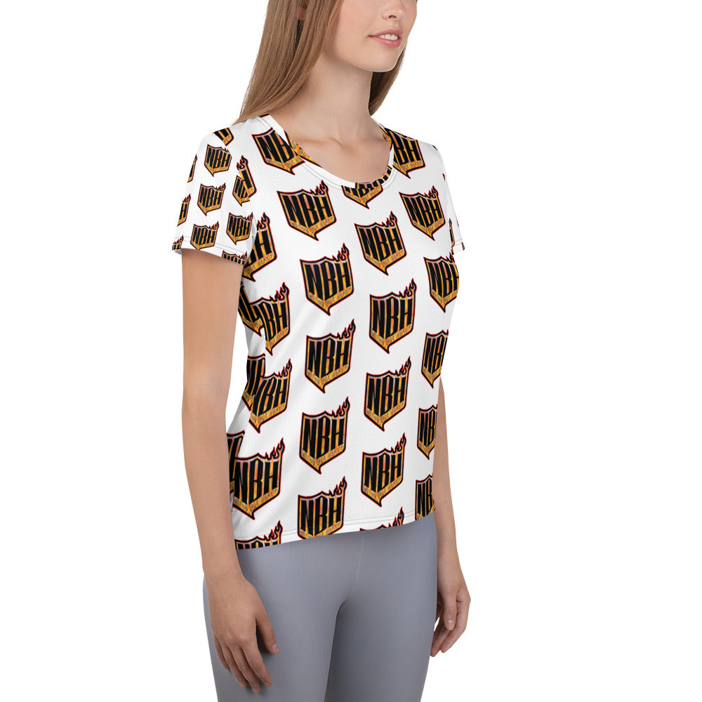 NBH The Heatt All-Over Print Women's Athletic T-shirt