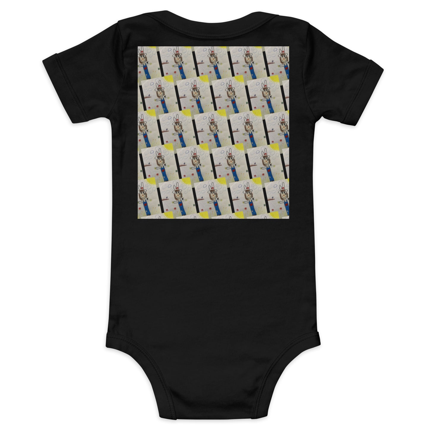 Not so scary crow Baby short sleeve one piece