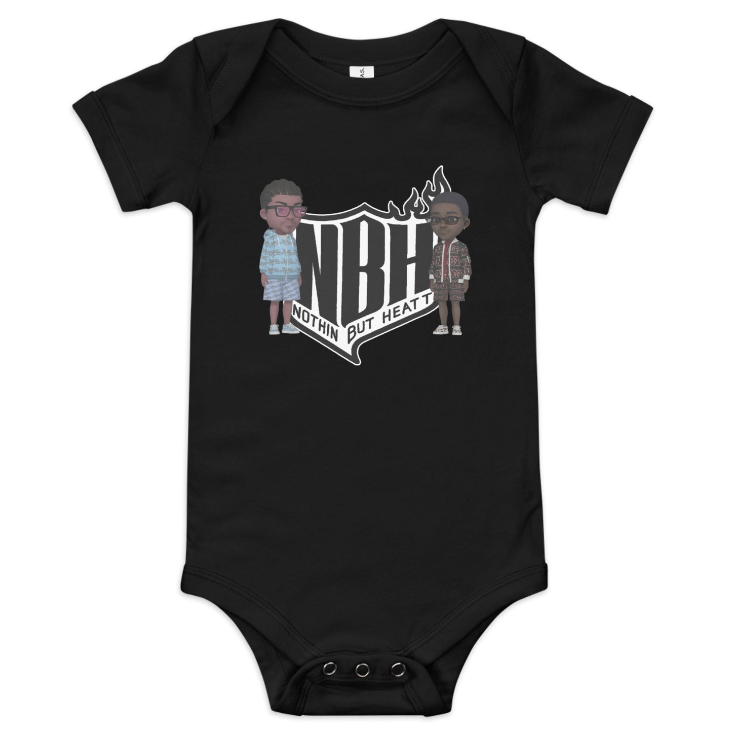 NBH Cartoon character Baby short sleeve one piece
