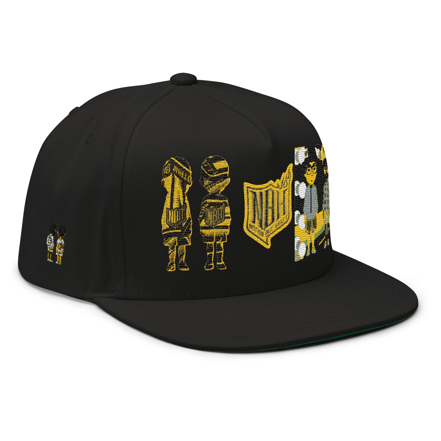 NBH Block Material Flat Bill Cap