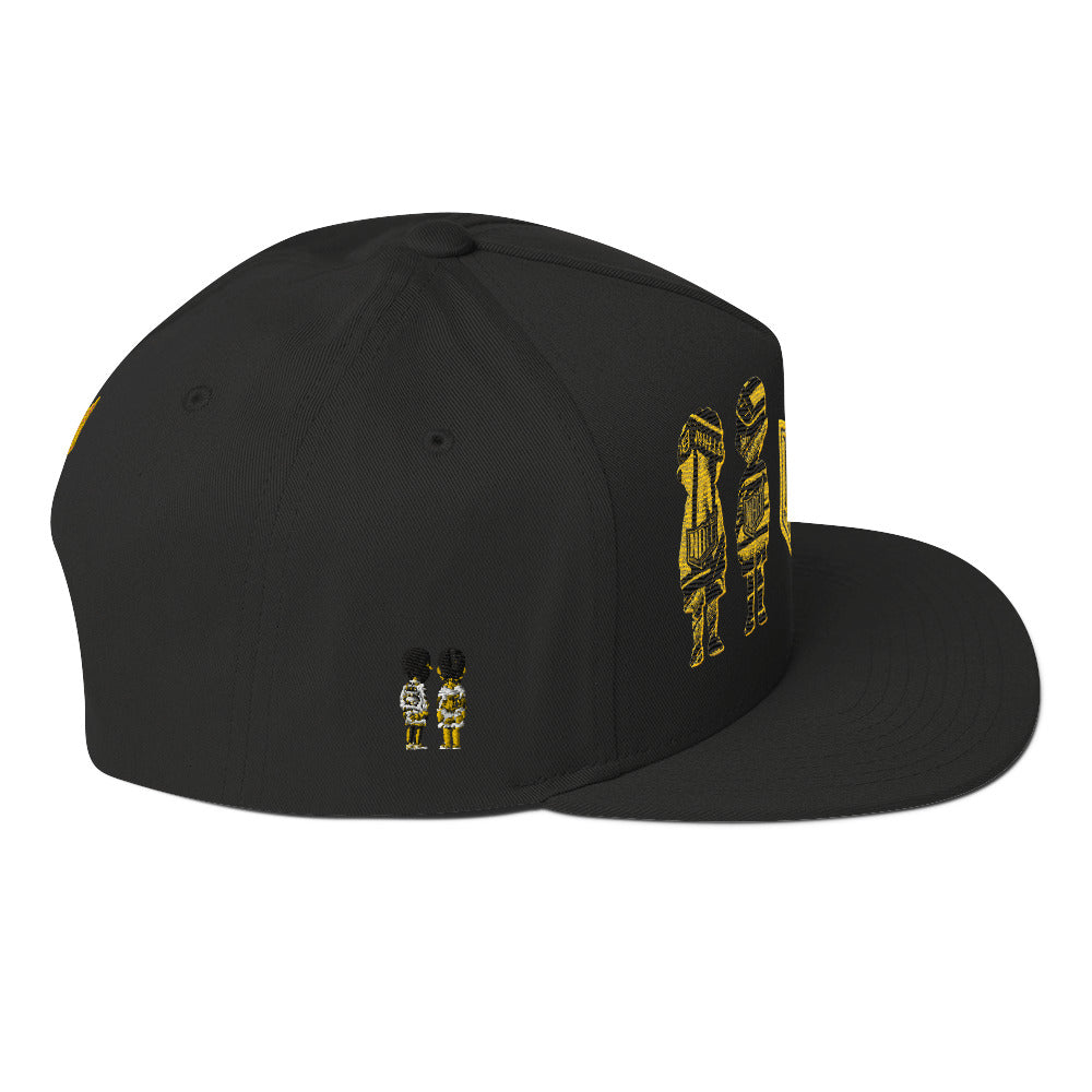 NBH Block Material Flat Bill Cap