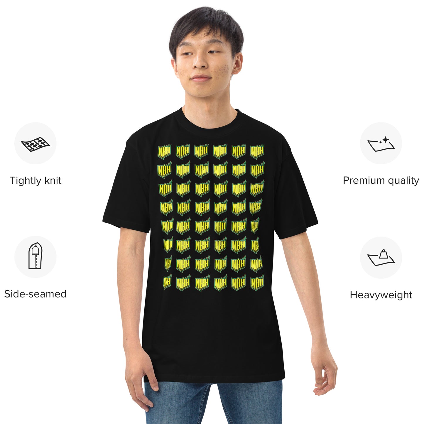 NBH Men’s premium heavyweight tee
