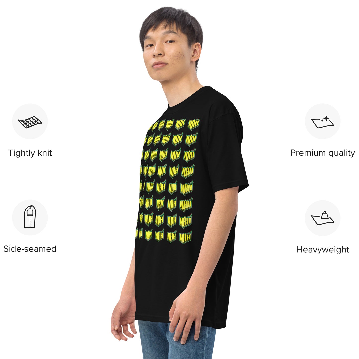 NBH Men’s premium heavyweight tee