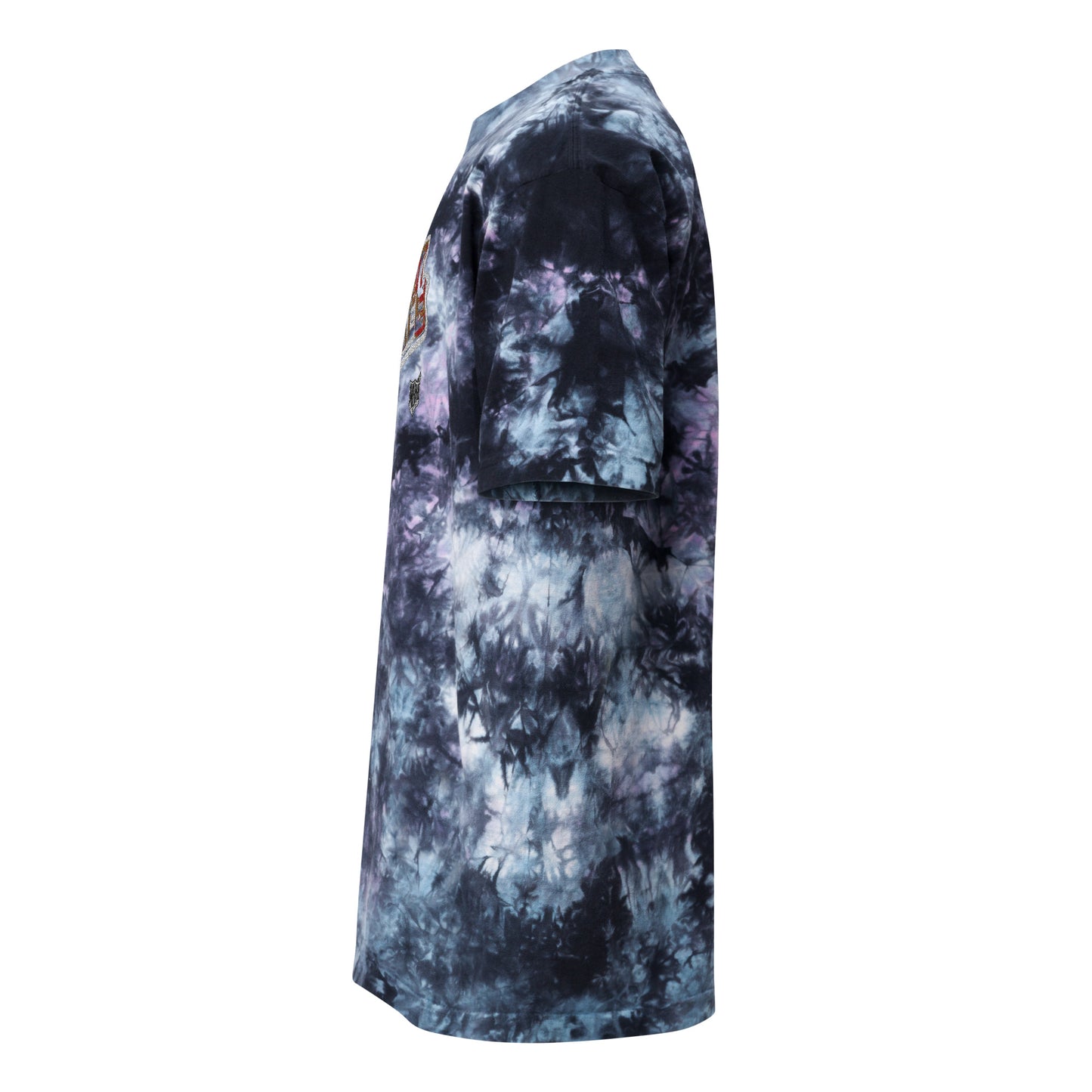Look at my face Oversized tie-dye t-shirt