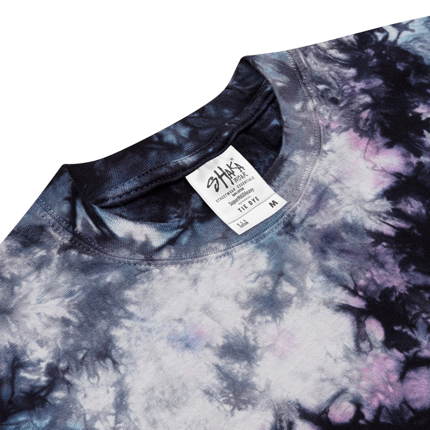 Look at my face Oversized tie-dye t-shirt
