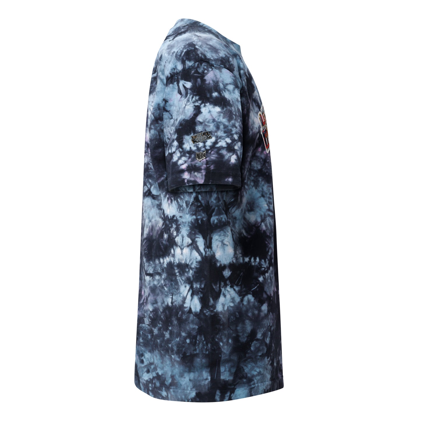 Look at my face Oversized tie-dye t-shirt
