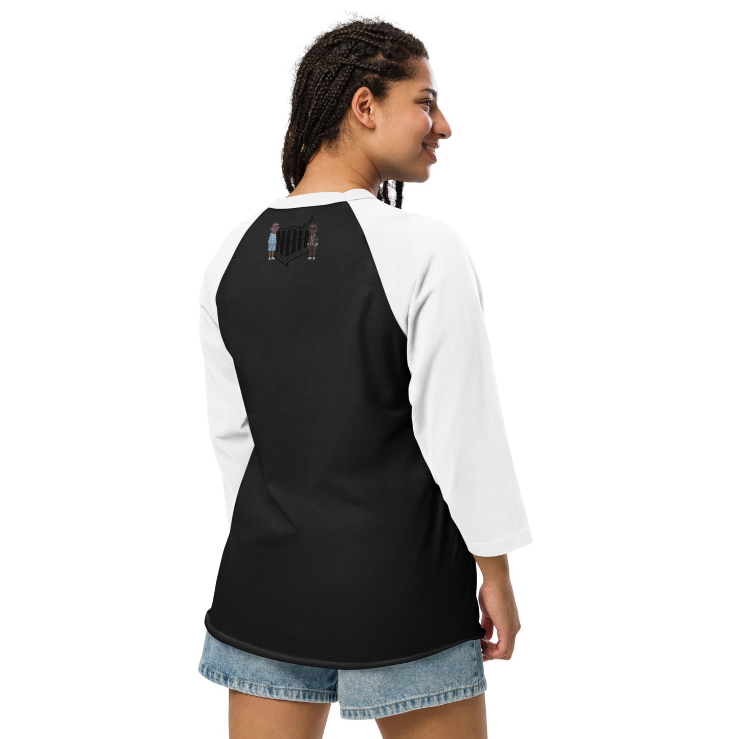 NBH Vintage 3/4 sleeve raglan shirt