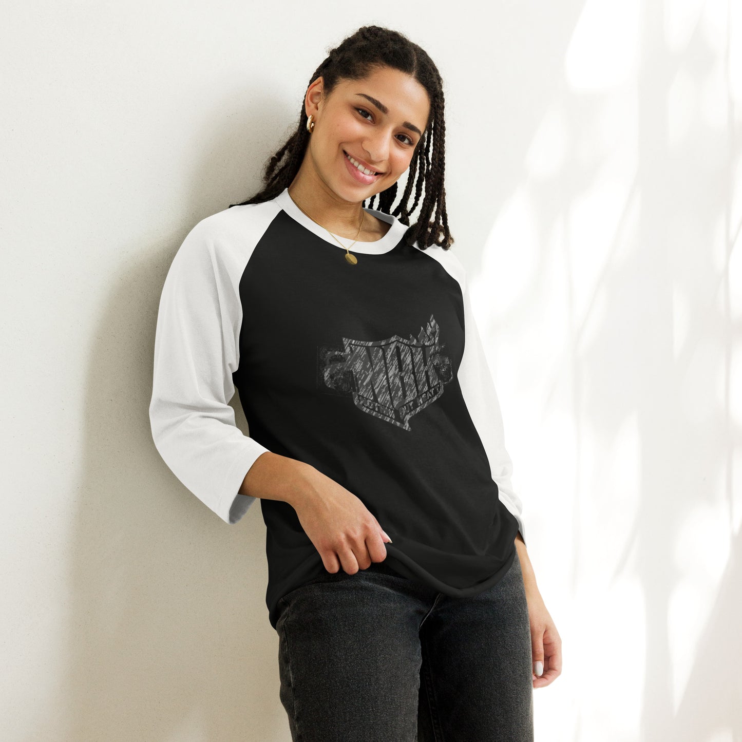 NBH Vintage 3/4 sleeve raglan shirt