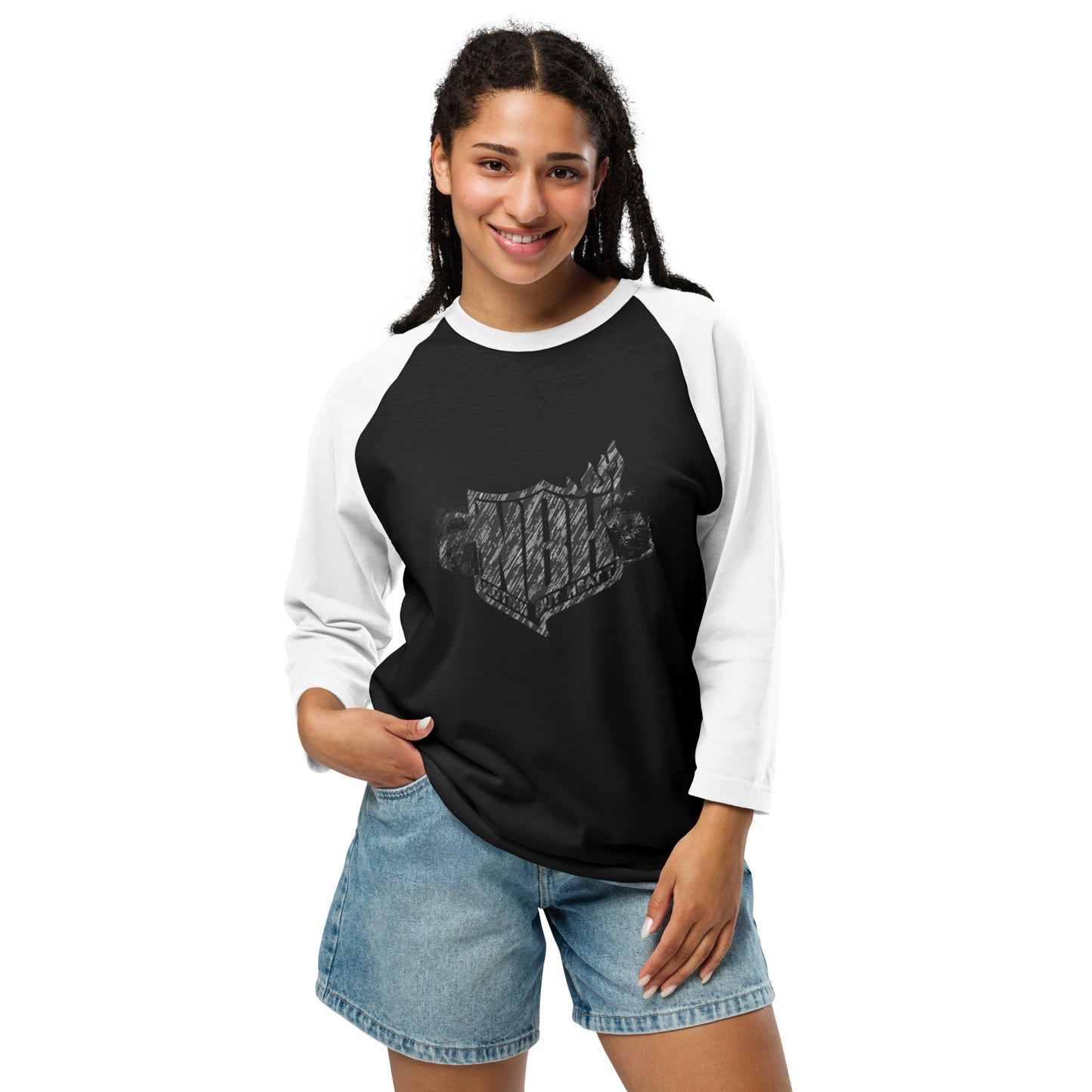 NBH Vintage 3/4 sleeve raglan shirt