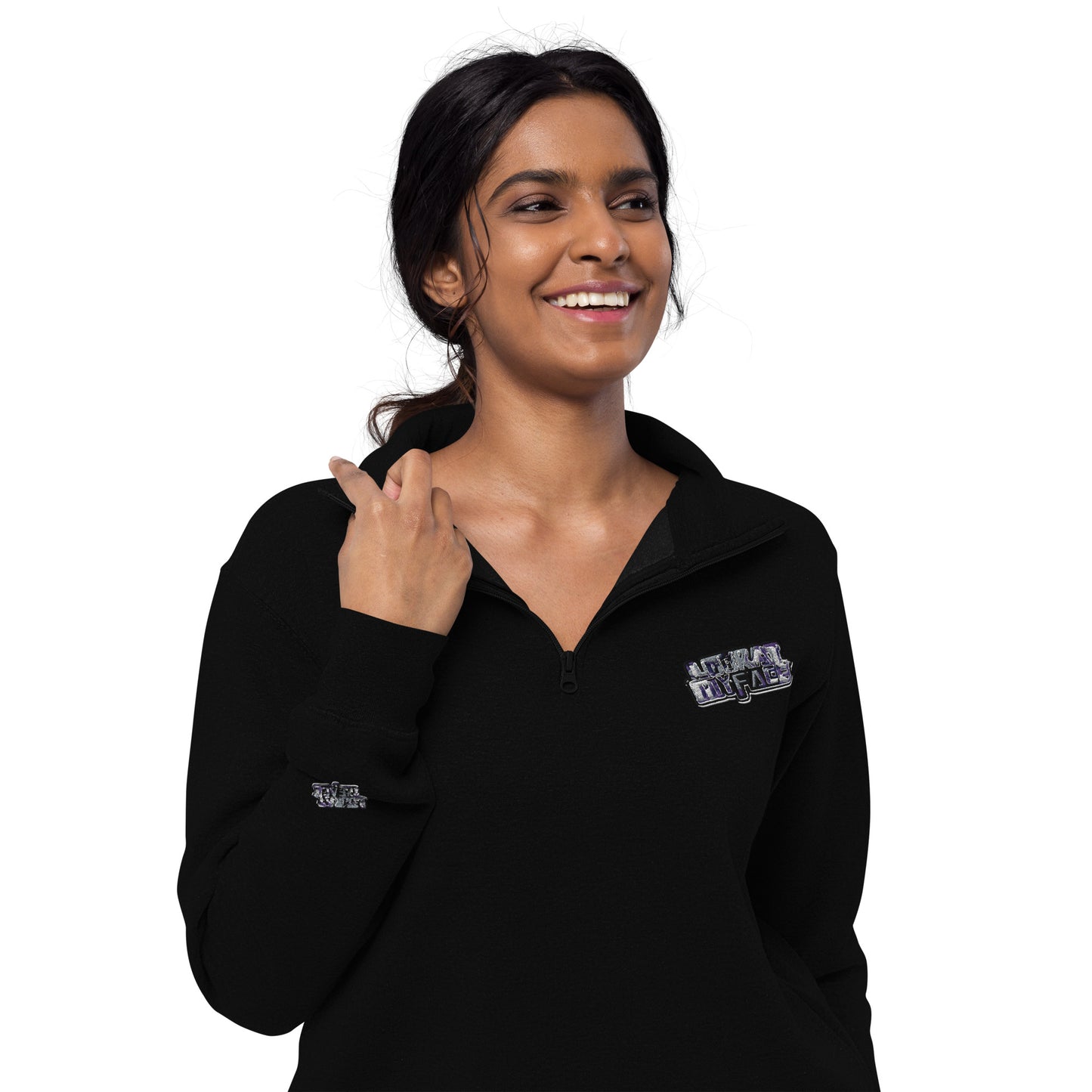 Look at my face Unisex fleece pullover
