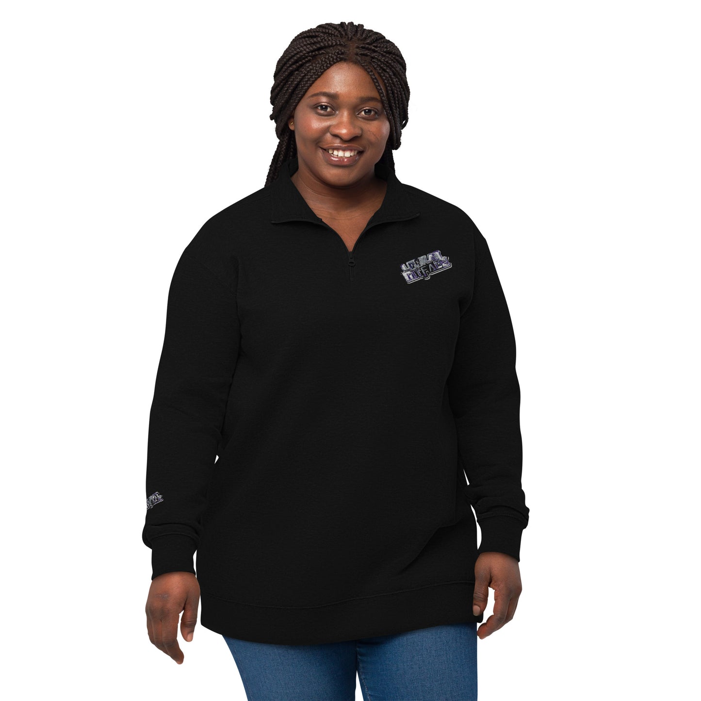 Look at my face Unisex fleece pullover