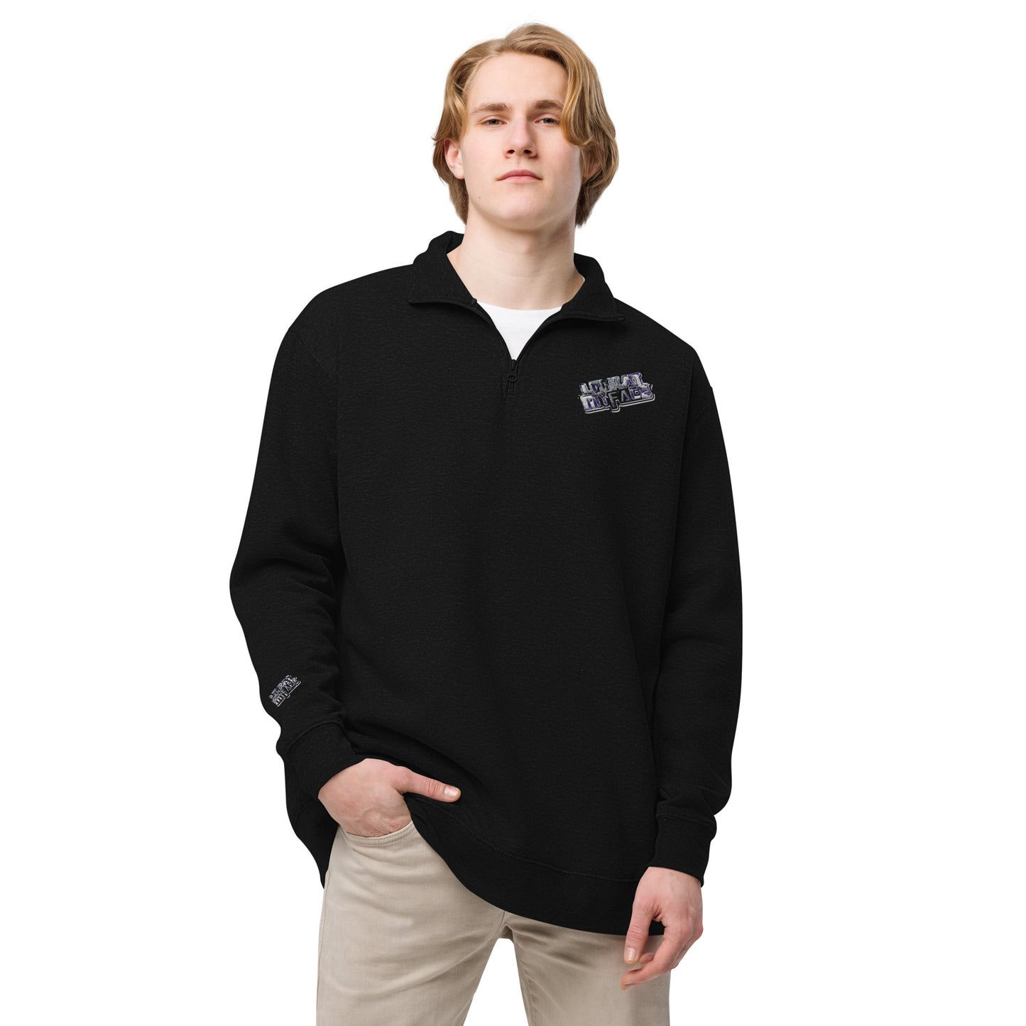 Look at my face Unisex fleece pullover