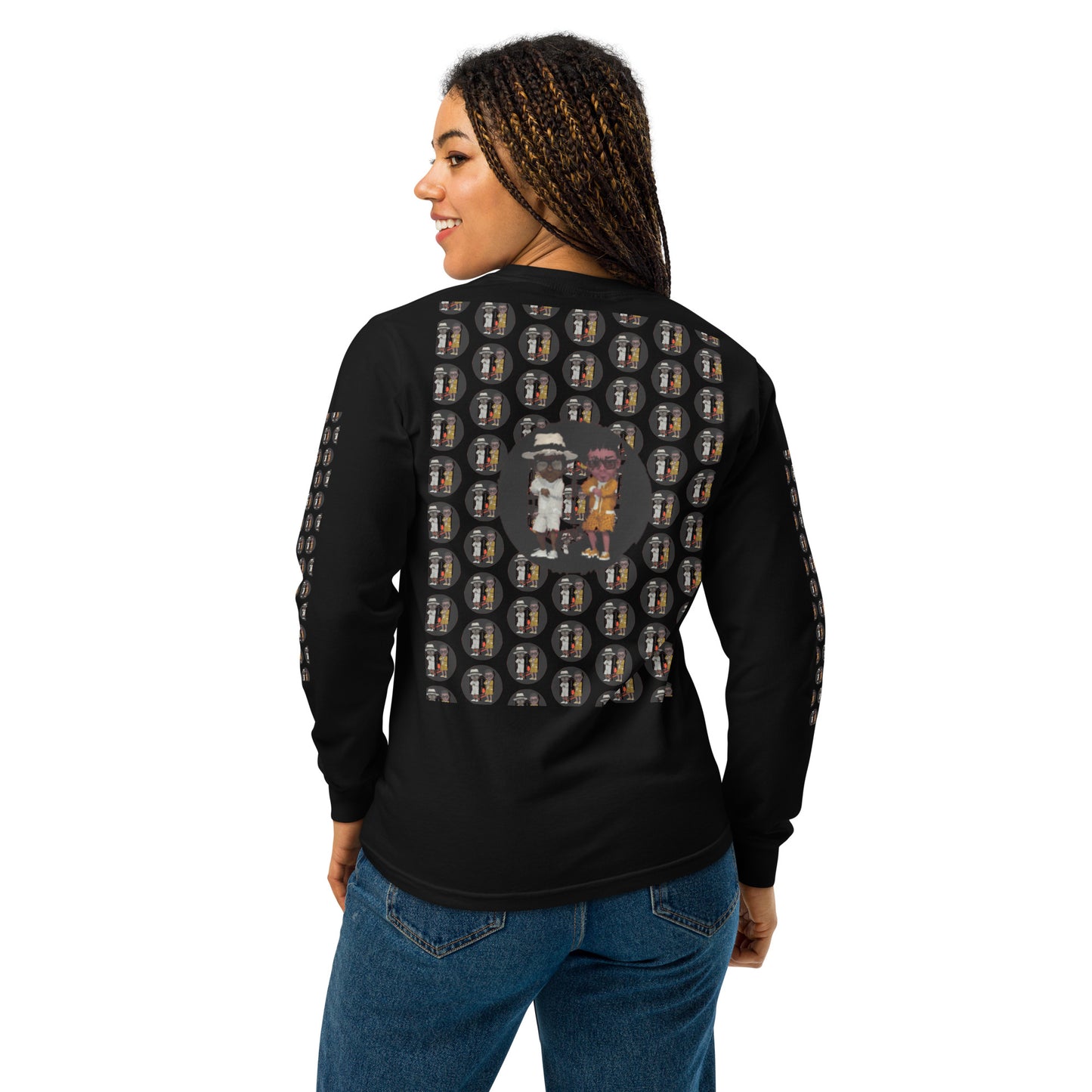 NBH Garment-dyed heavyweight long-sleeve shirt