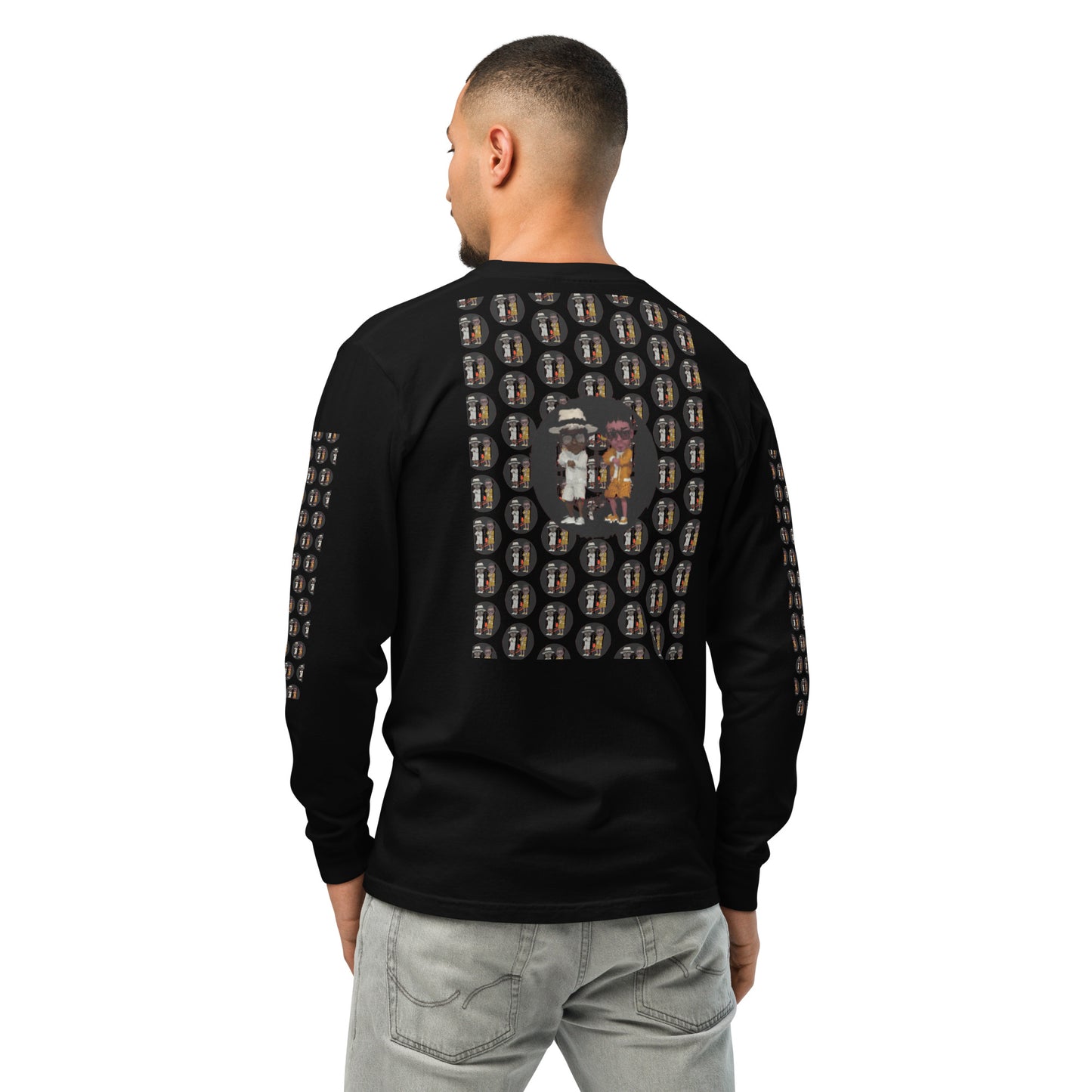 NBH Garment-dyed heavyweight long-sleeve shirt