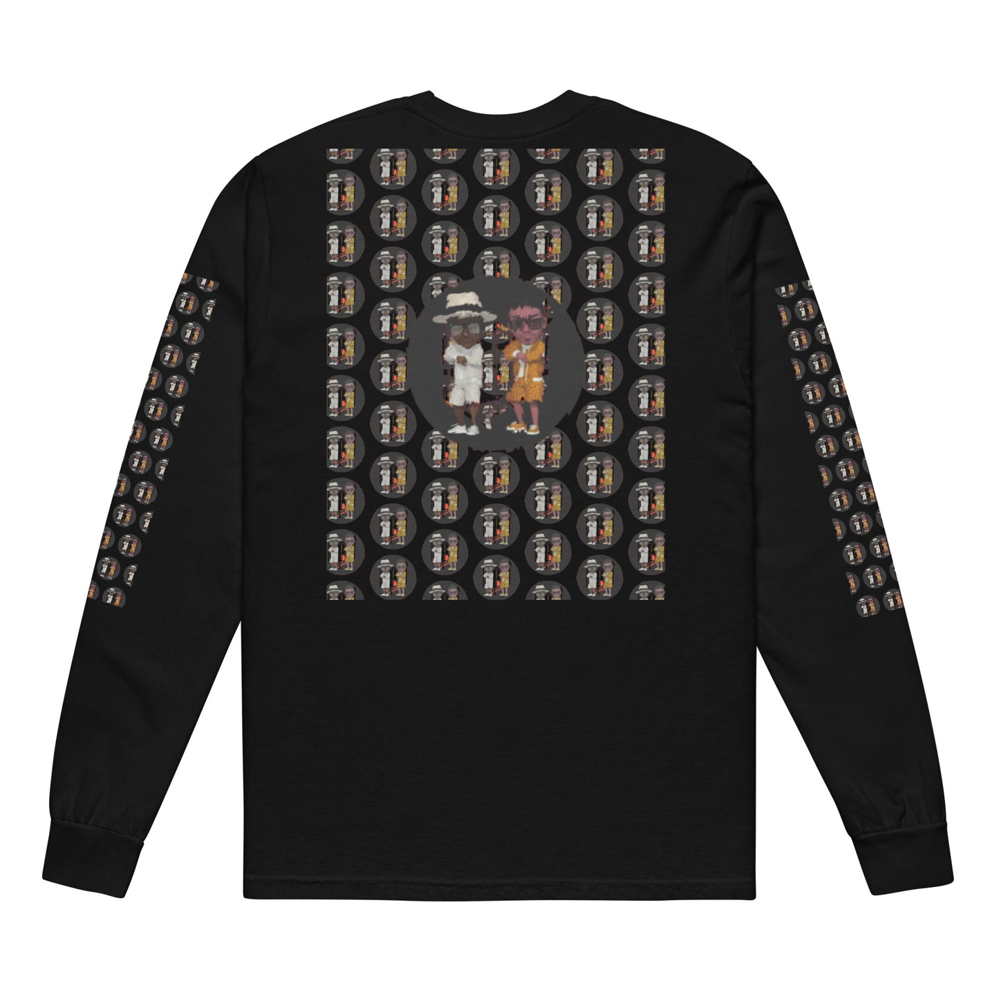 NBH Garment-dyed heavyweight long-sleeve shirt