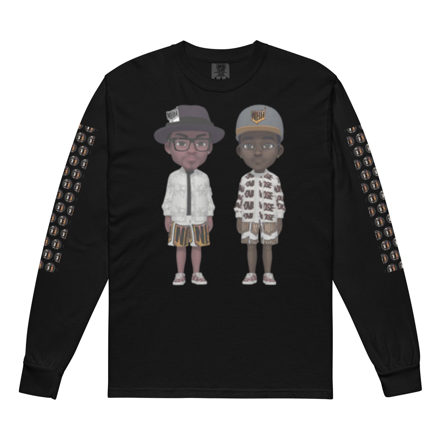NBH Garment-dyed heavyweight long-sleeve shirt