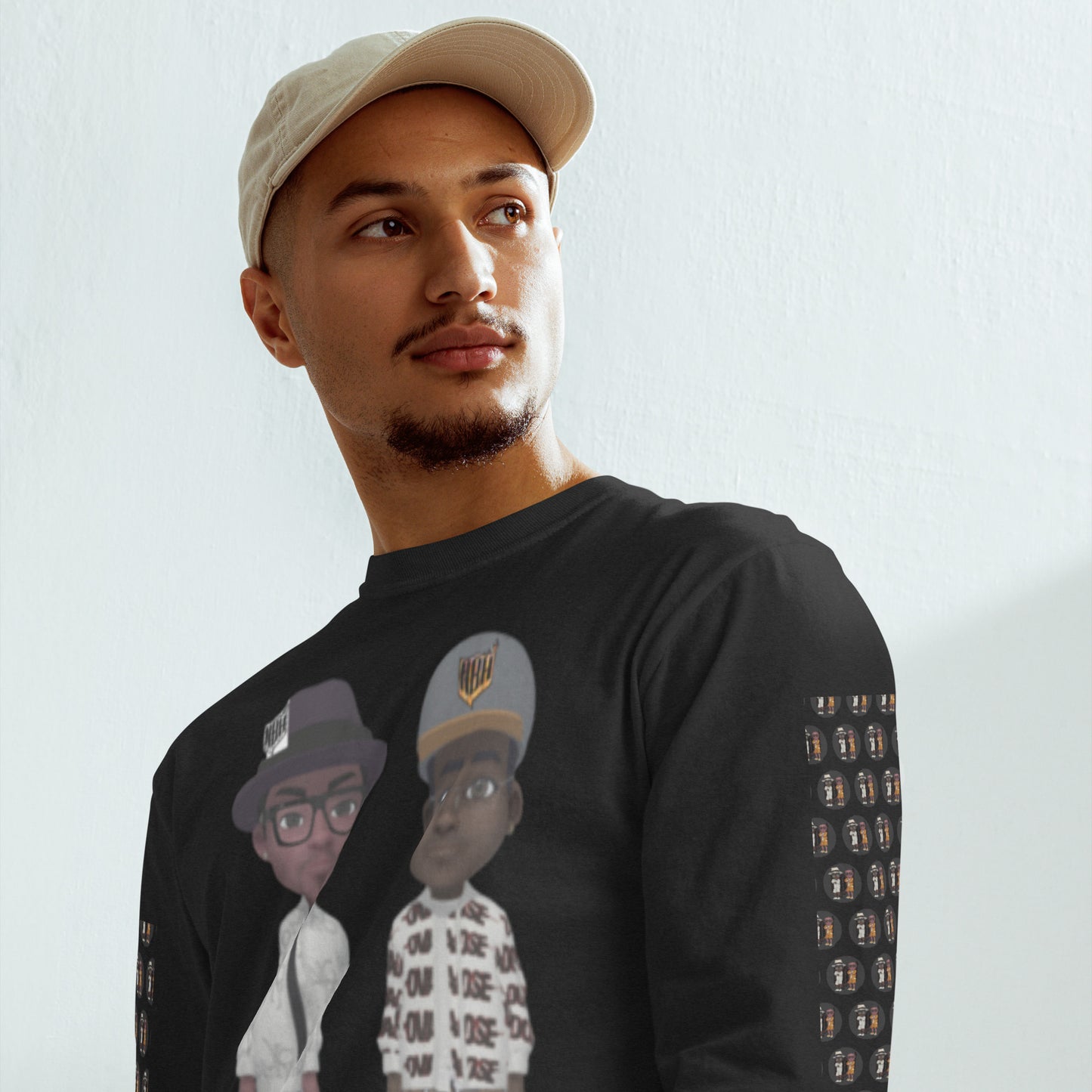 NBH Garment-dyed heavyweight long-sleeve shirt