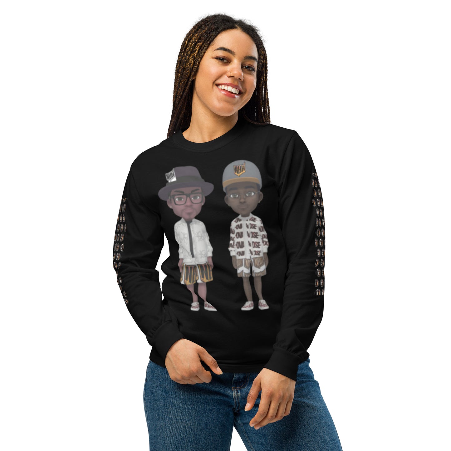 NBH Garment-dyed heavyweight long-sleeve shirt