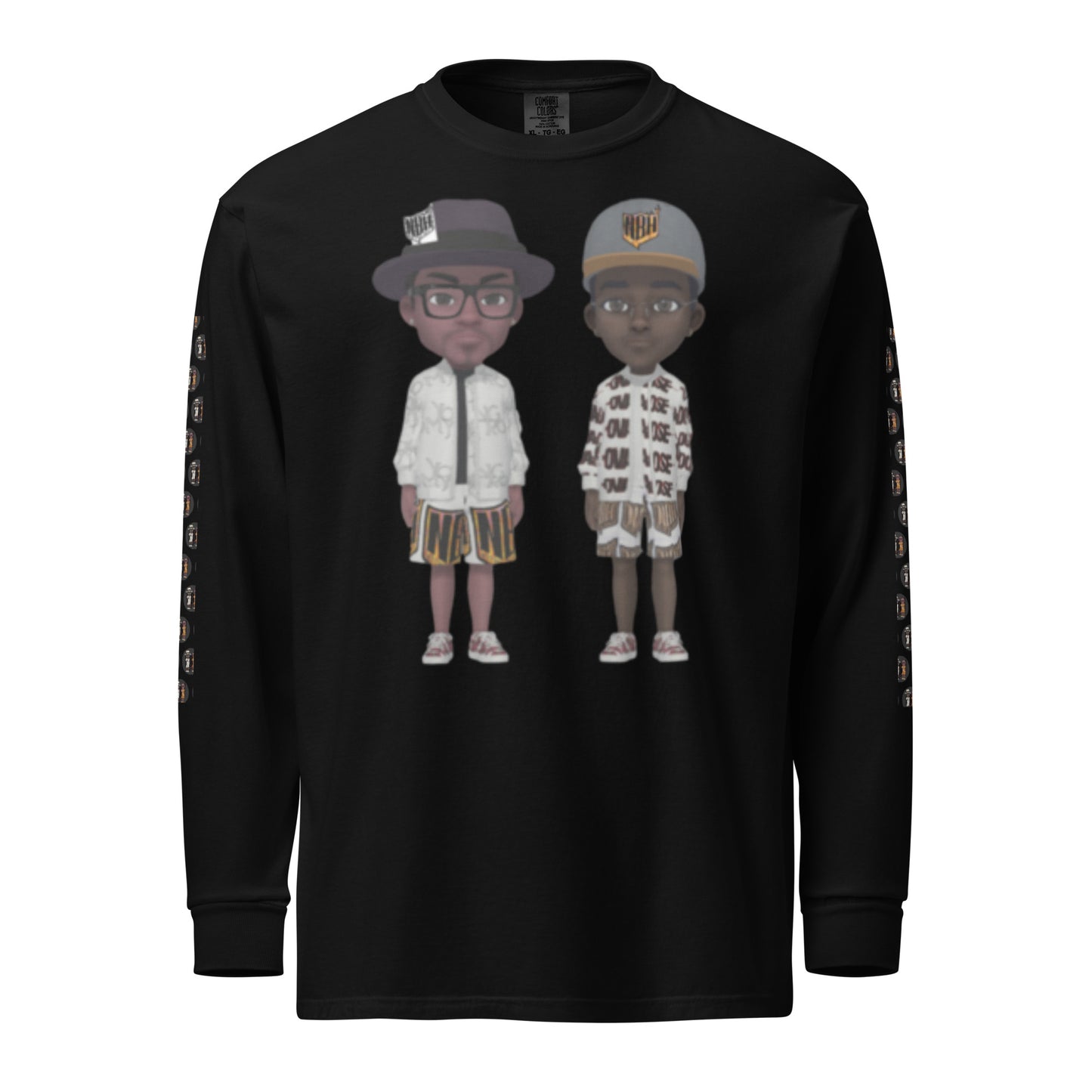 NBH Garment-dyed heavyweight long-sleeve shirt