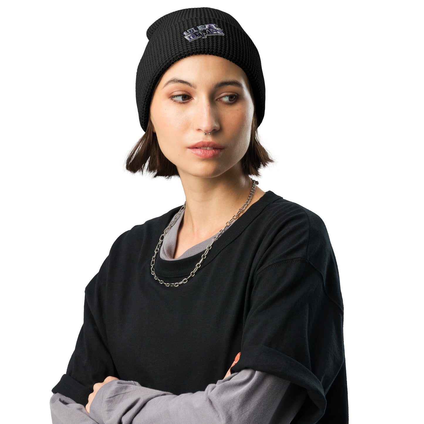 Look at my face Waffle beanie