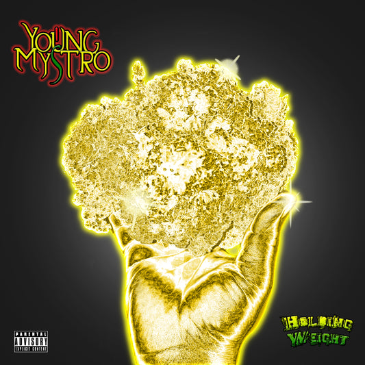 Young Mystro Holding weight Autographed Music (Single)