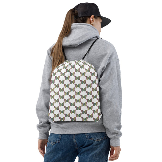 Butterfly by Mia N. Drawstring bag