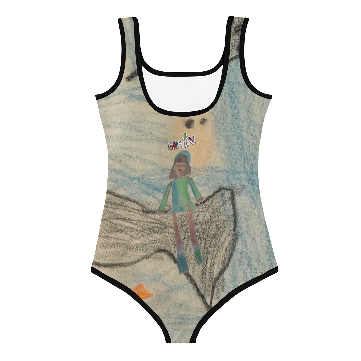 Mia N. All-Over Print Kids Swimsuit