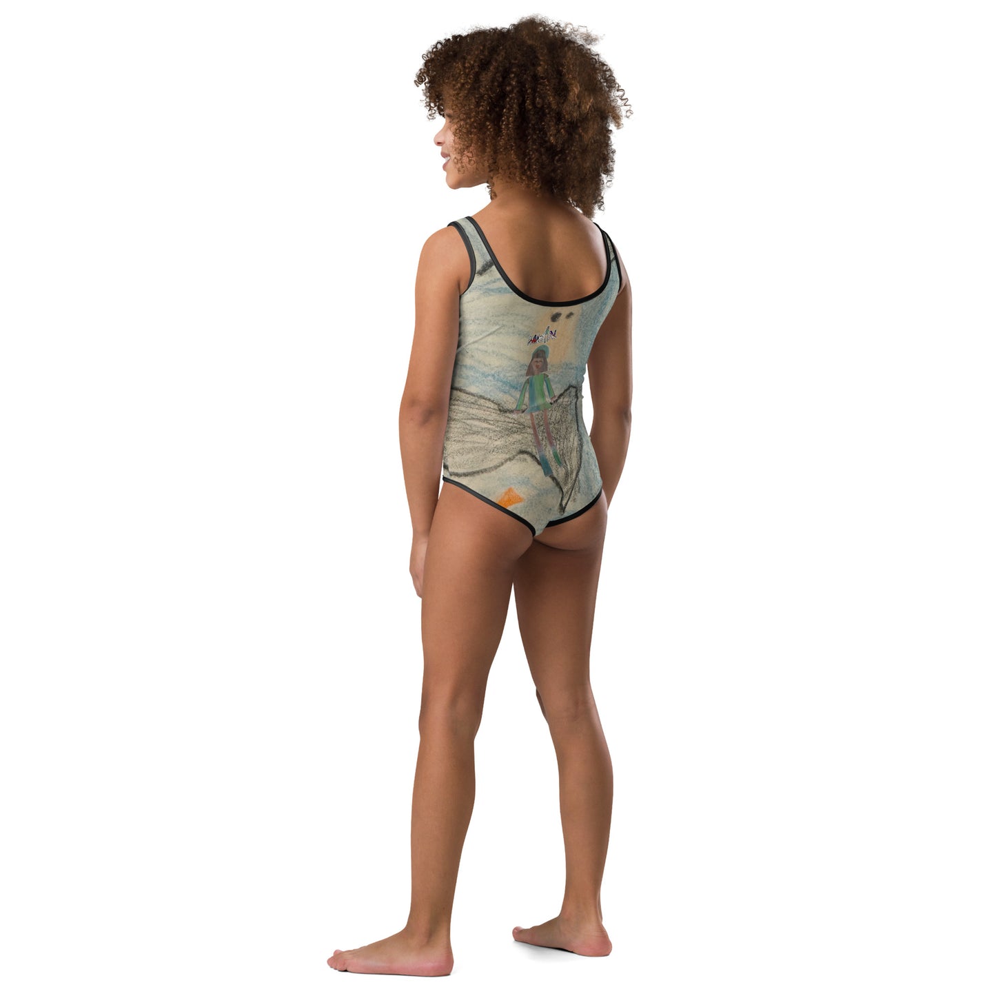 Mia N. All-Over Print Kids Swimsuit