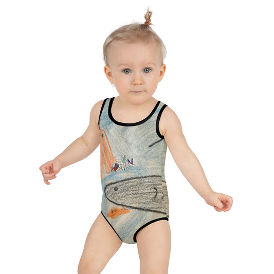 Mia N. All-Over Print Kids Swimsuit