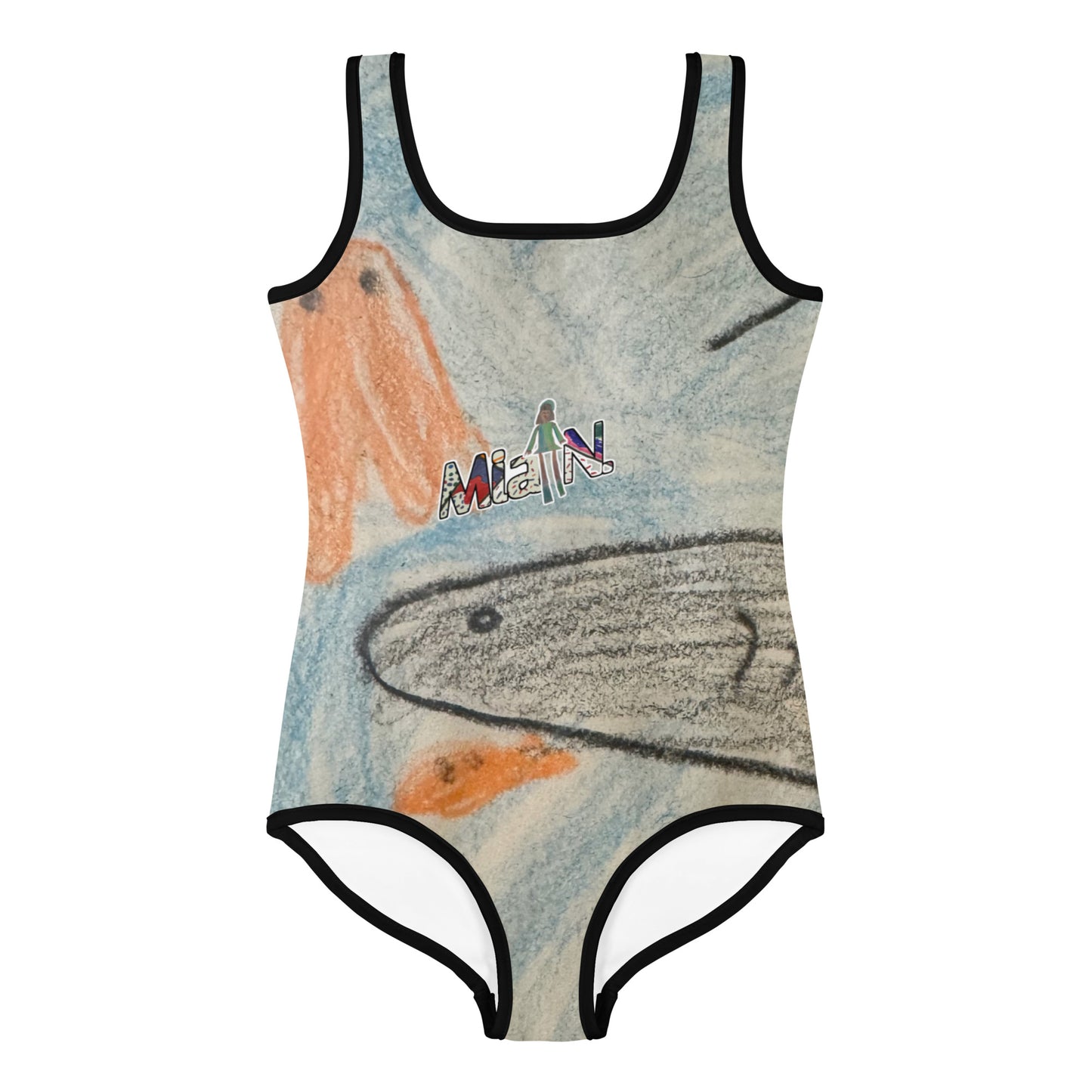 Mia N. All-Over Print Kids Swimsuit