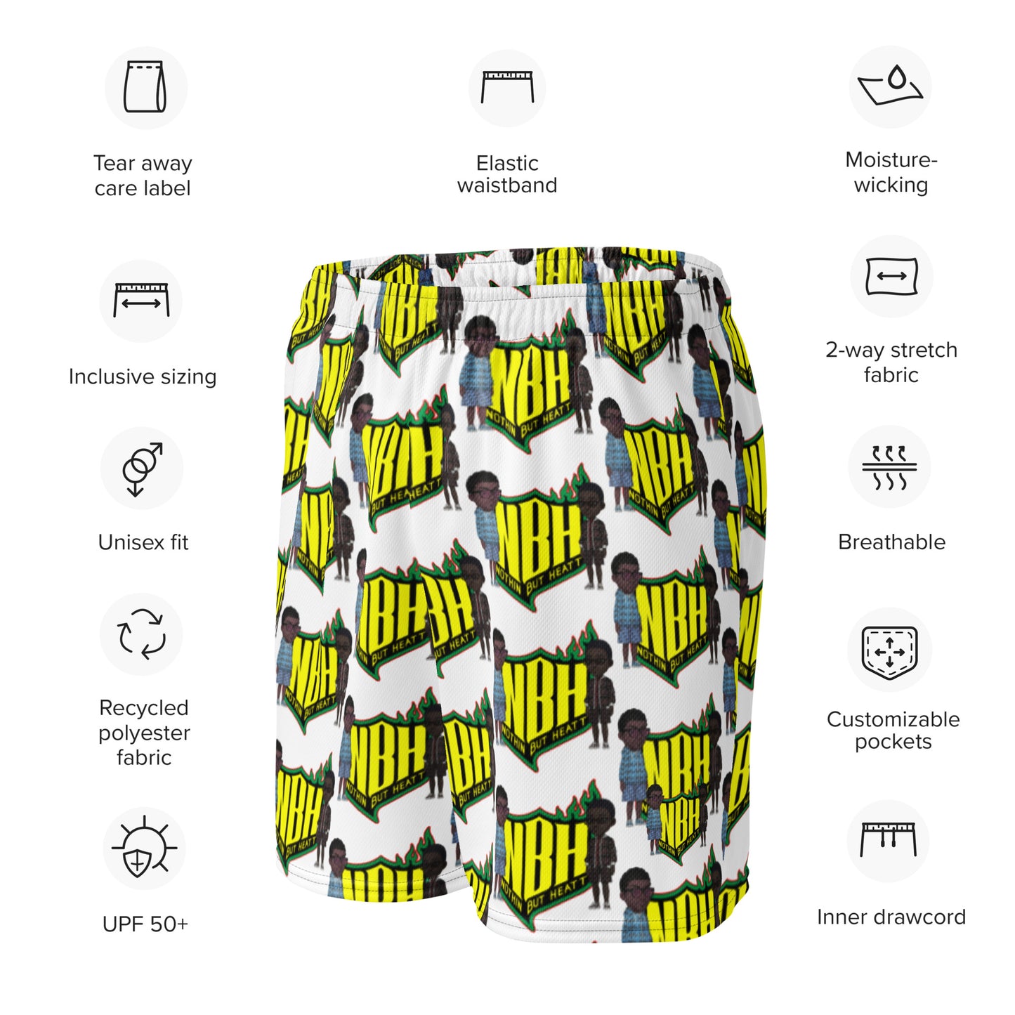 NBH Unisex mesh shorts