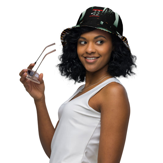 Ride With Heatt Reversible bucket hat