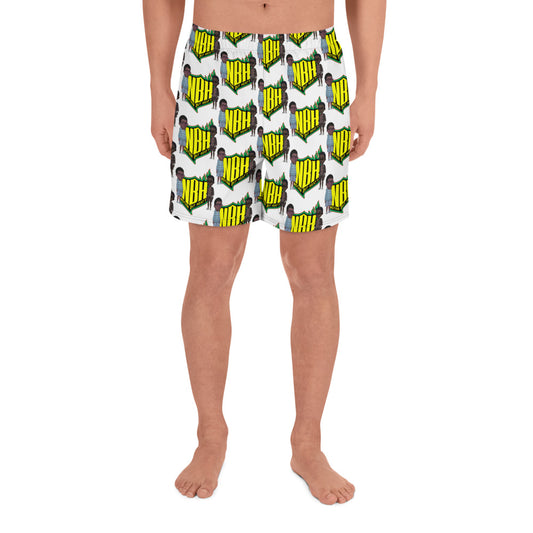 NBH All-Over Print Unisex Athletic Long Shorts