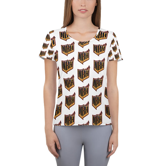NBH The Heatt All-Over Print Women's Athletic T-shirt