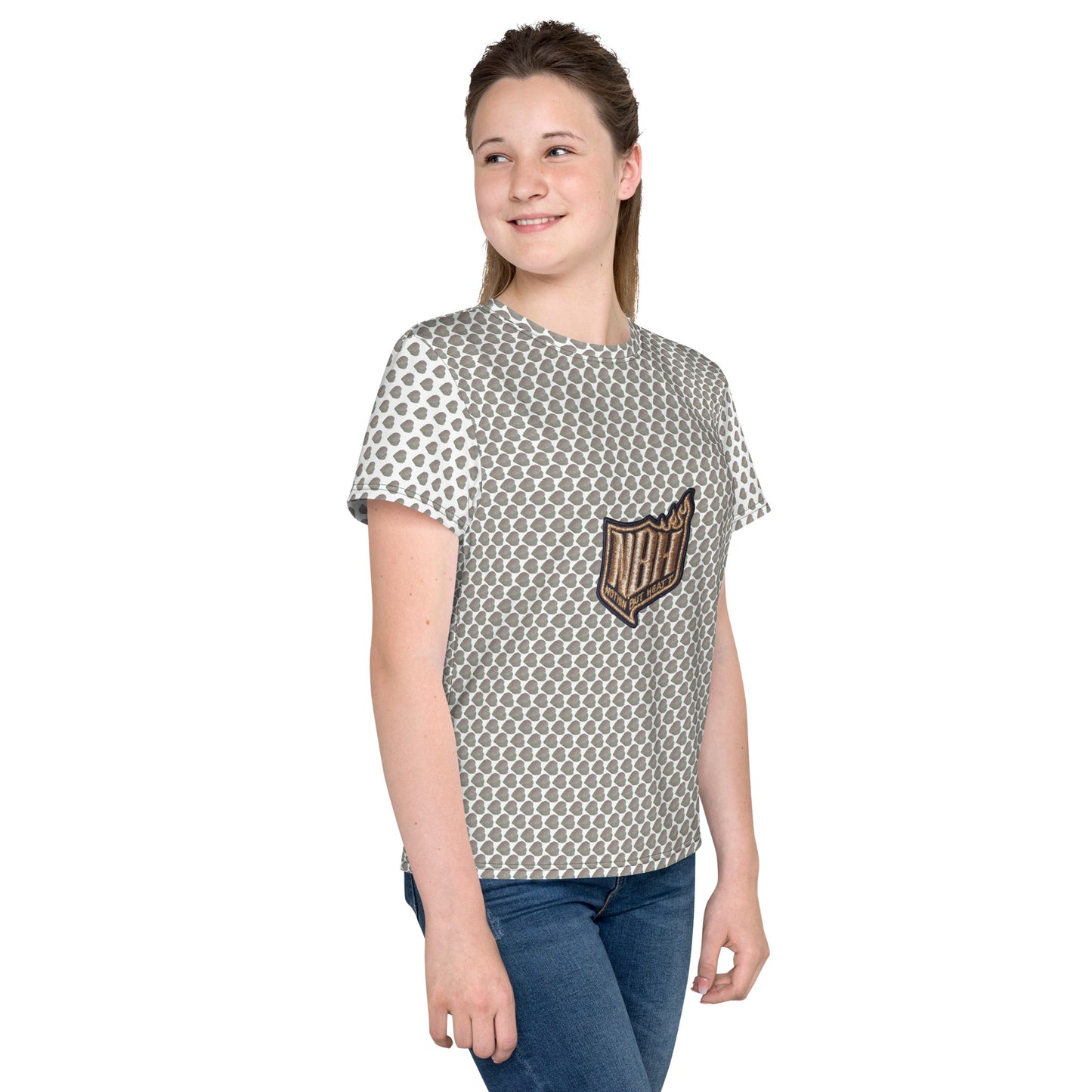 Mia N. Youth crew neck t-shirt