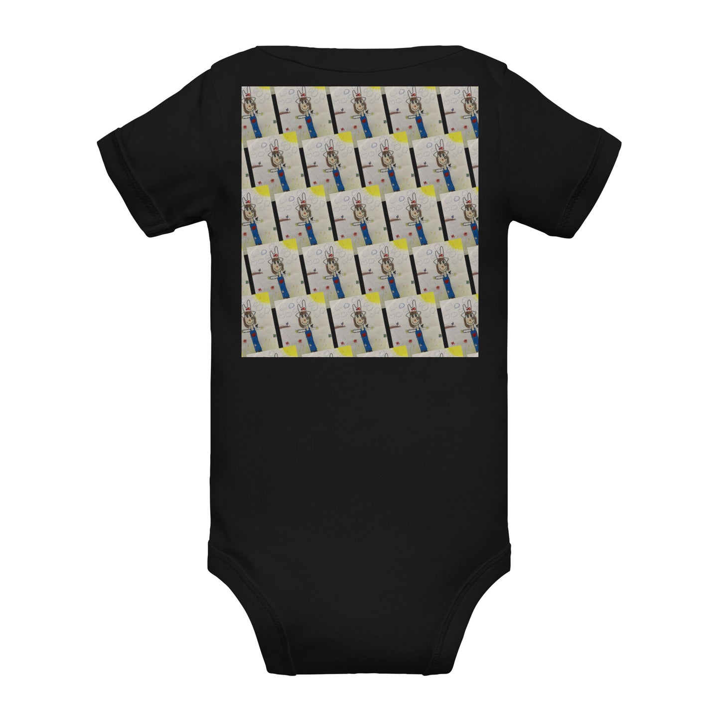 Not so scary crow Baby short sleeve one piece