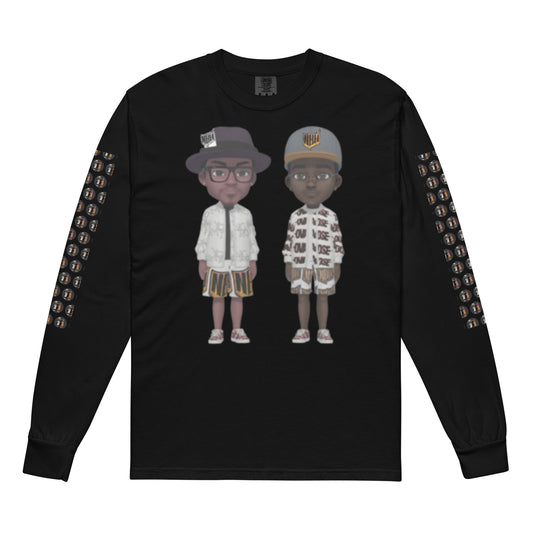 NBH Garment-dyed heavyweight long-sleeve shirt